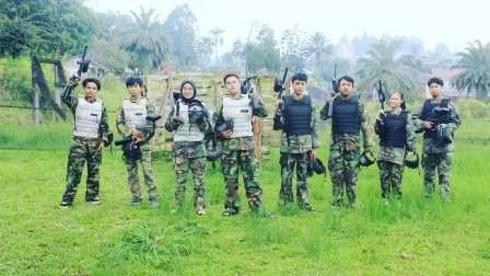 Lokasi paintball di puncak